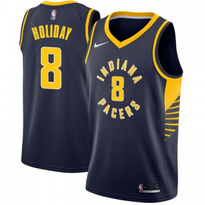 Nike Indiana Pacers #8 Justin Holiday Navy Blue Youth NBA Swingman Icon Edition Jersey